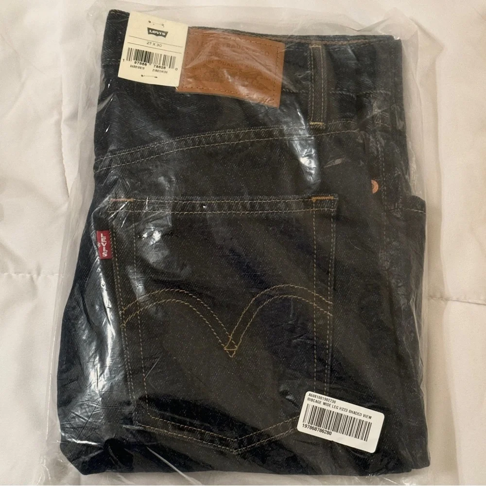 Levi's Women's Ribcage Wide Leg Jeans 27 - Picture 2 of 8